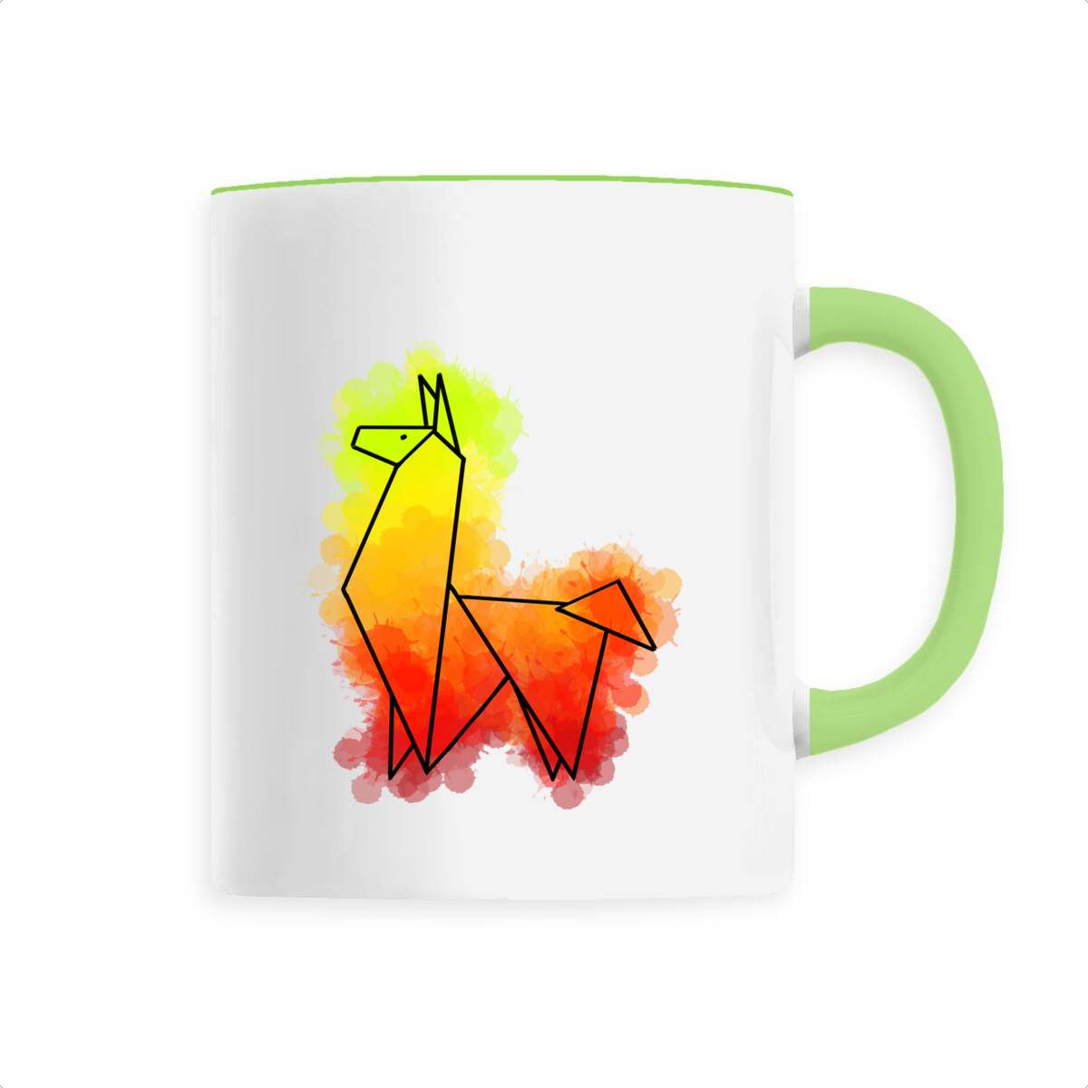 Mug céramique Lama Origami