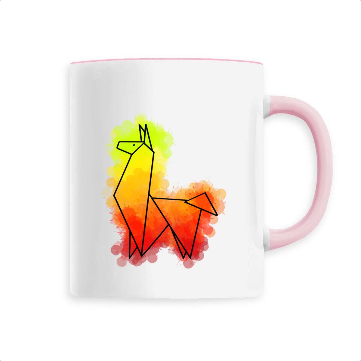 Mug céramique Lama Origami