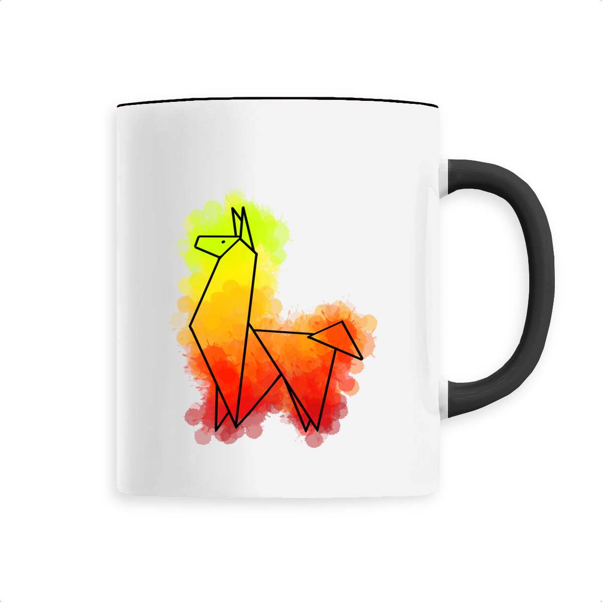 Mug céramique Lama Origami