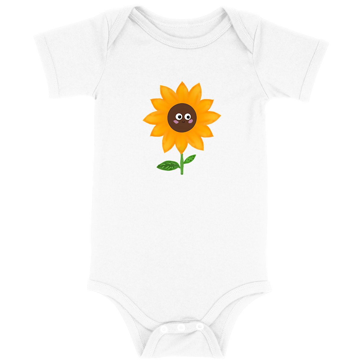 Body tournesol en coton BIO