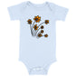 Body Fleurs oranges en coton BIO