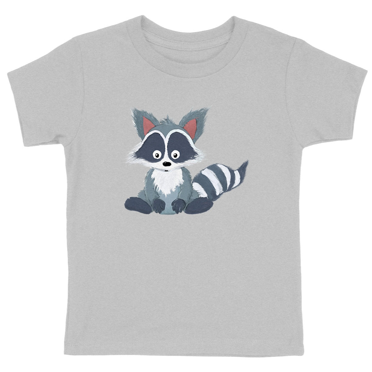 T-shirt enfant raton laveur en coton BIO