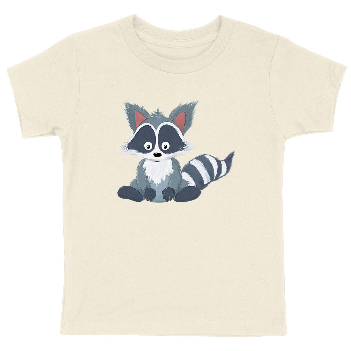 T-shirt enfant raton laveur en coton BIO