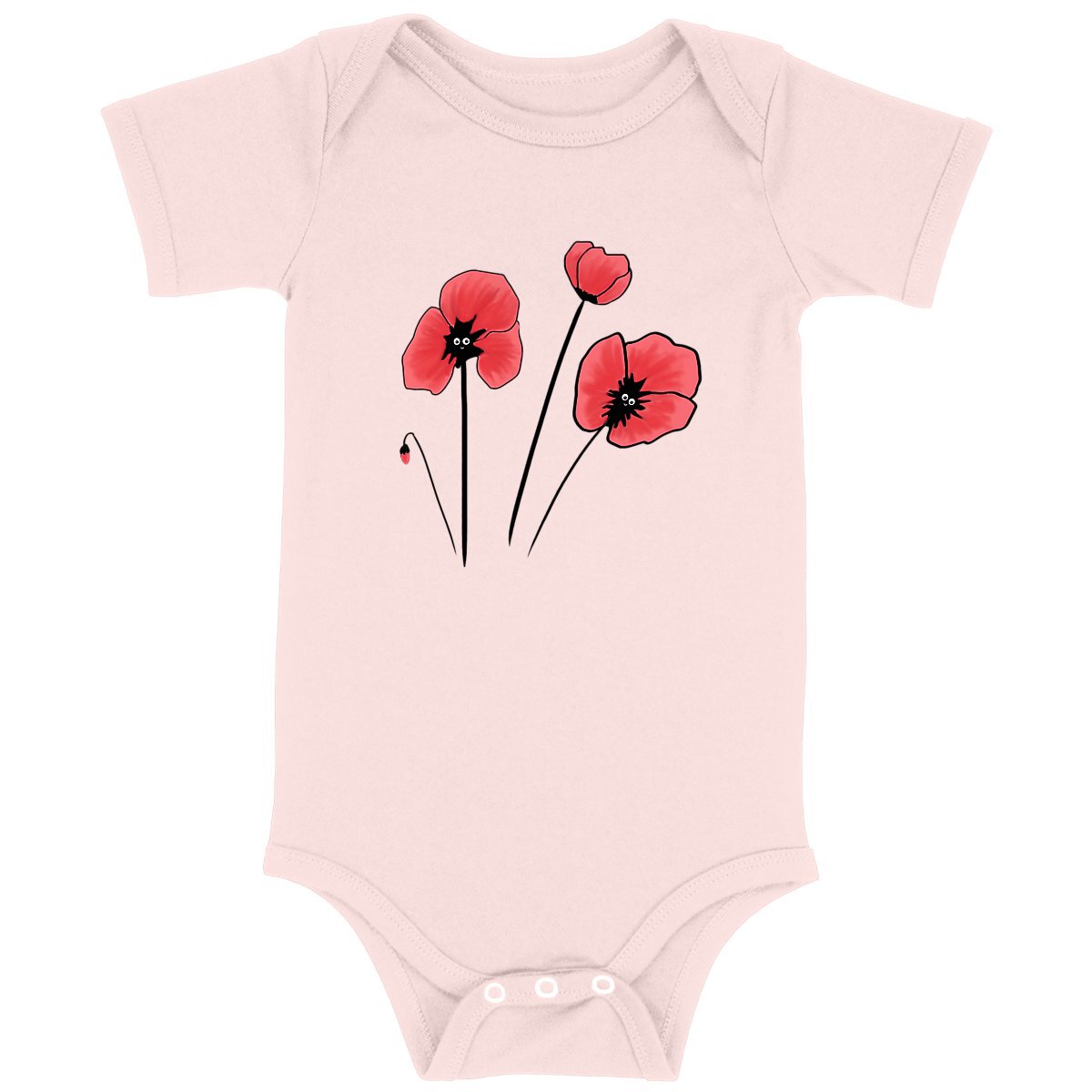 Body Coquelicot en coton BIO