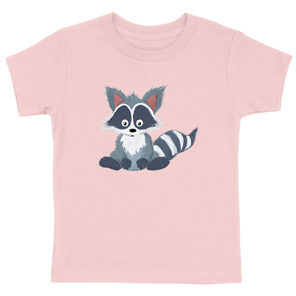 T-shirt enfant raton laveur en coton BIO